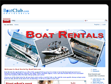 Tablet Screenshot of boatclub.com
